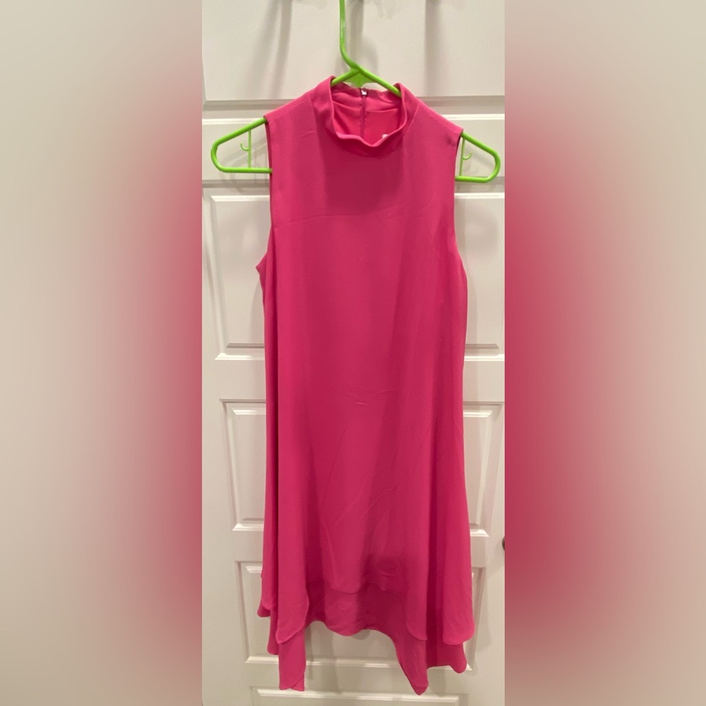 LONDON TIMES flowy dress. Pink in color. Size 2